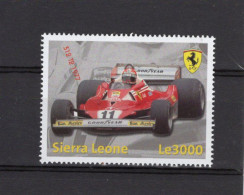 Sierra Leone   -  Ferrari Grand Prix F1 Cars  -  312 T2 (1977)   -  1v Timbre Neuf/Mint/MNH - Auto's