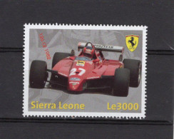 Sierra Leone   -  Ferrari Grand Prix F1 Cars  -  126 C2 (1982)   -  1v Timbre Neuf/Mint/MNH - Automobile