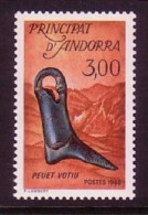 ANDORRA FRANZÖSISCH MI-NR. 388 POSTFRISCH(MINT) KULTURERBE 1988 METALLFUSS - Nuevos