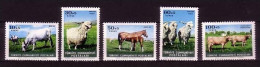 TÜRKEI MI-NR. 1919-1923 POSTFRISCH(MINT) HAUSTIERE RIND, ZIEGE, PFERD - Cows