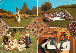 Folklore - Costumes - Tchékoslovaquie - Cekoslovensko - Stredoslovenské Kroje - Multivues - Voir Timbre - Voir Scans Rec - Trachten