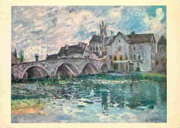 Art - Peinture - Alfred Sisley - Le Pont De Moret - CPM - Voir Scans Recto-Verso - Peintures & Tableaux