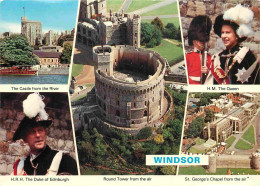 Angleterre - Windsor Castle - Multivues - Queen Elizabeth II - Duke Of Edinburgh - Berkshire - England - Royaume Uni - U - Windsor Castle