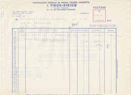 104-J.Tirou-Diricq...Manufacture De Tabacs, Cigares, Cigarettes...Charleroi..Belgique ..1956 - Other & Unclassified