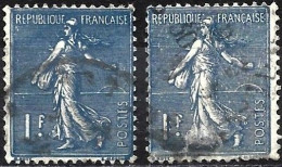 France 1926 - Mi 168 - YT 205 ( Sower ) Two Shades Of Color - 1903-60 Sower - Ligned