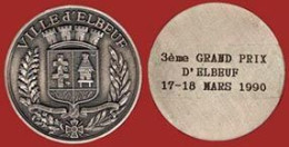 ** LOT  3  MEDAILLES  VILLE  D' ELBEUF  1879 - 1898 ** - Altri & Non Classificati