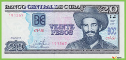 Voyo CUBA 20 Pesos 2019 P122m B908m CV-50 UNC - Kuba