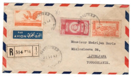 Lebanon - June 21, 1948 Registered Beyrouth Cover To Yugoslavia - Libano