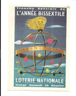 KB1844 -  DEPLIANT LOTERIE NATIONALE - ANNEE BISSEXTILE 1964 - Billetes De Lotería