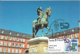 SPAIN. MAXICARD. KING FELIPE III. MADRID 2018. ATM - Cartoline Maximum