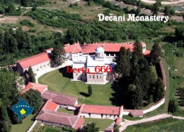 Kosovo Decani Monastery Aerial View UNESCO New Postcard - Kosovo