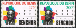 Benin 2006 - Mi 1399 And 1400 - President Senghor Of Senegal - Pair MNH ** - Benin - Dahomey (1960-...)