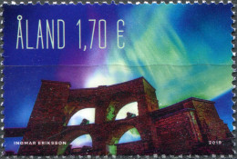 Åland Islands 2019. Aurora Borealis (MNH OG) Stamp - Aland