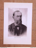 Girolamo Alessandro Biaggi Calcio 1819 Firenze 1897 Compositore Stampa Del 1949 - Autres & Non Classés