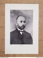 Luigi Capuana Mineo, 1839 – Catania, 1915 Scrittore Stampa Del 1949 - Otros & Sin Clasificación