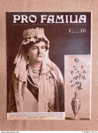 Copertina Pro Familia Del 1937 Elena Del Montenegro O Jelena Petrovic-Njegos - Otros & Sin Clasificación