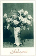 Nice Roses Congratulation Card ... XA816 Used 1934 - Nomi