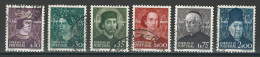 Portugal Mi 730-32, 734-36 O - Used Stamps