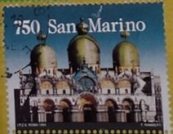 Basilica San Marco Venezia £ 750 Rsm S. San Marino 1994 USATO - Usati