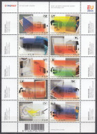 NIEDERLANDE 2205-2214, Kleinbogen, Postfrisch **, Erweiterung Der Europäischen Union, 2004, Europa CEPT Mitläuferausgabe - Bloques