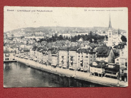 Cartolina - Switzerland - Zürich - Limmatquai Und Polytechnikum - 1904 - Unclassified