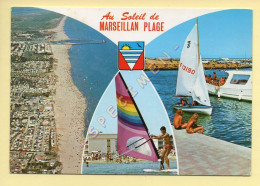 34. MARSEILLAN-PLAGE – Multivues – Blason (animée) (voir Scan Recto/verso) - Marseillan