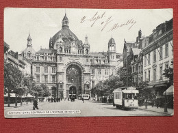 Cartolina - Anvers - Gare Centrale De L'Avenue De Keyzer - 1920 Ca. - Unclassified