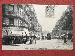 Cartolina - Francia - Paris - Rue Monge - 1900 Ca. - Unclassified