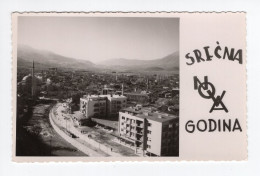 1962. YUGOSLAVIA,SERBIA,KOSOVO,PRIZREN,ORIGINAL PHOTOGRAPH NEW YEAR CARD,USED - Joegoslavië
