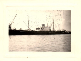Bateau - Photo Ancienne Originale - Cargo Navire De Commerce ? - 8,x10,5 Cm - Commerce