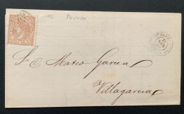 España Padron Galicia A Villagarcia - ...-1850 Prephilately