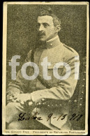 1918 SIDONIO PAIS PRESIDENTE REPUBLICA PORTUGUESA PORTUGAL POSTCARD POSTAL CARTE POSTALE - Uniformi