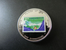 Uganda 1000 Shillings 1998 - Famous Places Of The World Switzerland San Bernardino - Ouganda