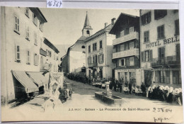 Salvan (Valais) - La Place Avec La Procession De Saint-Maurice ; Précurseur (16'564) - Salvan