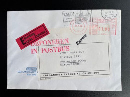 SWITZERLAND 1978 EXPRESS LETTER ZUG TO AMSTERDAM 18-07-1978 ZWITSERLAND SUISSE SCHWEIZ EXPRES - Briefe U. Dokumente