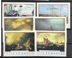 Romania Ship Paintings Set 1971 Mnh ** 4,8 Euros - Ungebraucht