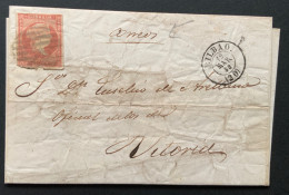 España Vizcaya Bilbao 1858 A Vitoria. Manuscrito Correos - Covers & Documents