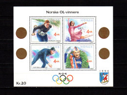 Norway 1990 Olympic Games Lillehammer S/s MNH - Inverno1994: Lillehammer