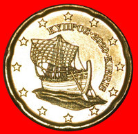 * GREECE (2008-2023): CYPRUS  20 CENT 2020! SHIP NORDIC GOLD UNC MINT LUSTRE! LOW START  NO RESERVE! - Chypre