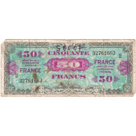 France, 50 Francs, 1944, 32761663, TB, Fayette:VF24.02, KM:117a - 1945 Verso France