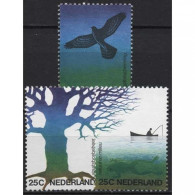 Niederlande 1974 Natur Und Umwelt Habicht Fischer Frosch 1023/25 Postfrisch - Ungebraucht