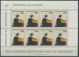 Liechtenstein 1995 Zeitgenössische Kunst Kleinbogen 1123 K Postfrisch (C13773) - Nuovi