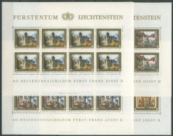 Liechtenstein 1978 40. Jahrestag Thronbesteigung 706/09 K Postfrisch (C13755) - Nuovi