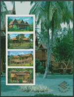 Thailand 1997 Traditionelle Pfahlhäuser THAIPEX Block 102 B Postfrisch (C25209) - Thaïlande