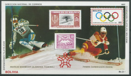 Bolivien 1987 Olympische Winterspiele Calgary Block 167 Postfrisch (C27848) - Bolivien