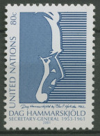 UNO New York 2001 Politiker Dag Hammarskjöld 880 Postfrisch - Ungebraucht