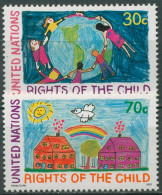 UNO New York 1991 Rechte Des Kindes Zeichnungen 615/16 Postfrisch - Neufs