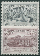 UNO New York 1995 50 Jahre UNO War Memorial Opera House 387/88 A Postfrisch - Unused Stamps