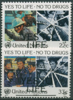 UNO New York 1987 Kampf Gegen Drogen 522/23 Gestempelt - Gebruikt