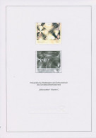 Bund 2017 Mikrowelten Schwarzdruck/Hologramm SD 40 A. Jahrbuch (G80273) - Brieven En Documenten